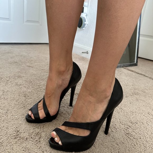 Charles Jourdan black stilettos, Size 7 - Picture 13 of 13